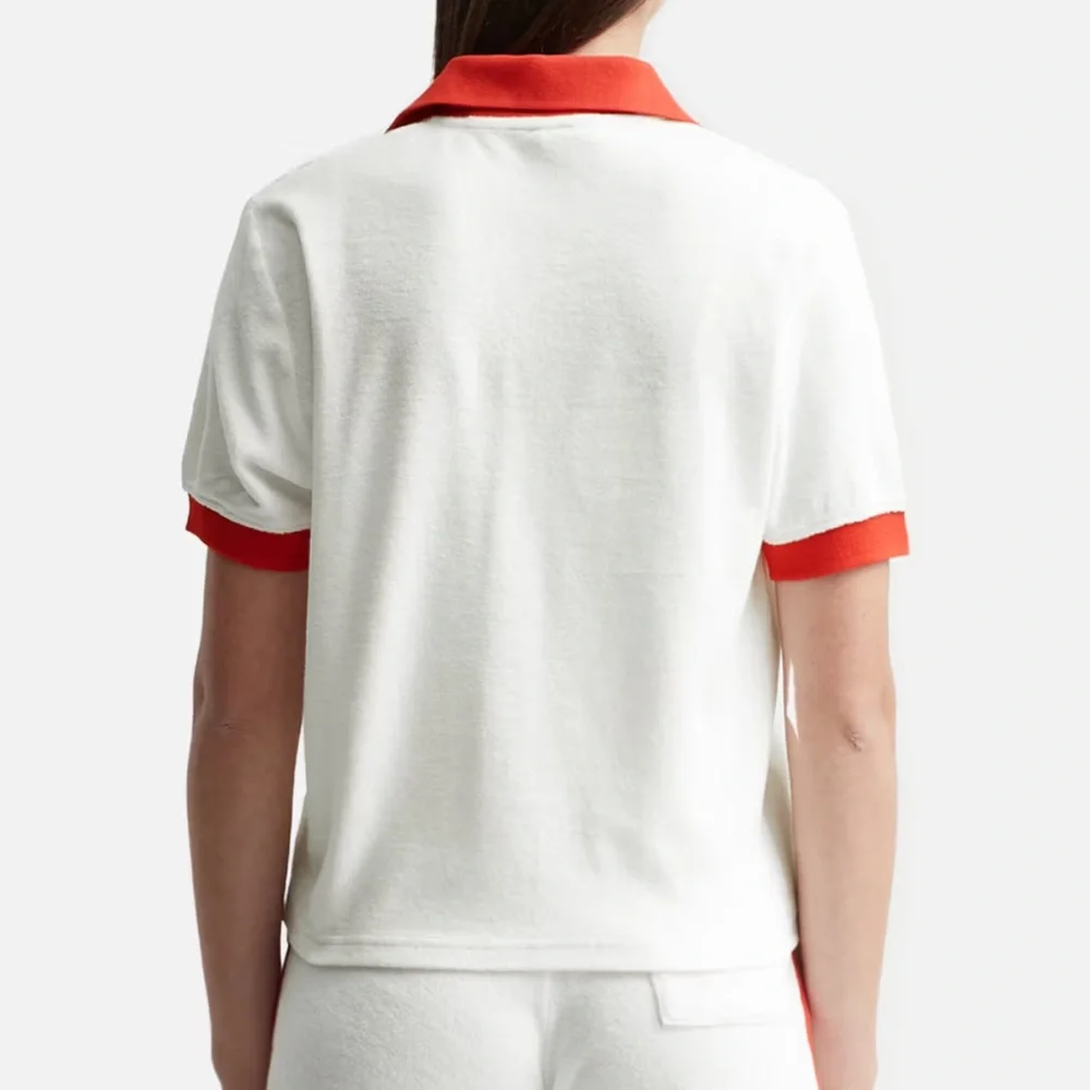 Sporty & Rich X Prince Sporty Terry Cotton Polo Sz M - Picture 4 of 13